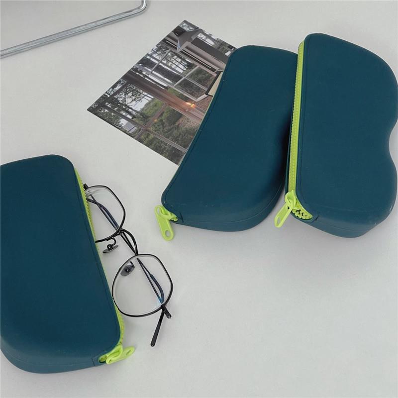 Silicone Spectacle Case! Niche Texture Anti-Friction Glasses Storage Bag Waterproof Environmental Protection and Dustproof Sunglasses Case