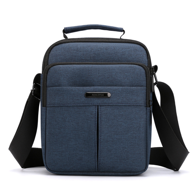 Men's Bag New Casual Shoulder Bag Oxford Cloth Small Backpack Men's Bag Messenger Bag Portable Business Trendy Bag