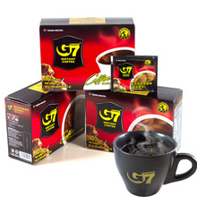 进口越南G7咖啡中原G7纯黑咖啡粉60克30小袋无蔗糖食品一件代发