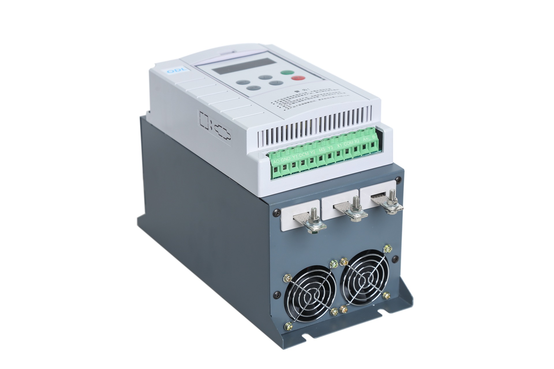 在线式软启动器75kw无需连接交流旁路接触器内置起动电机软启动柜