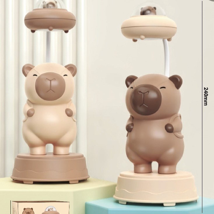 new adorkable capabala table lamp usb rechargeable desktop outdoor student learning table lamp bracket