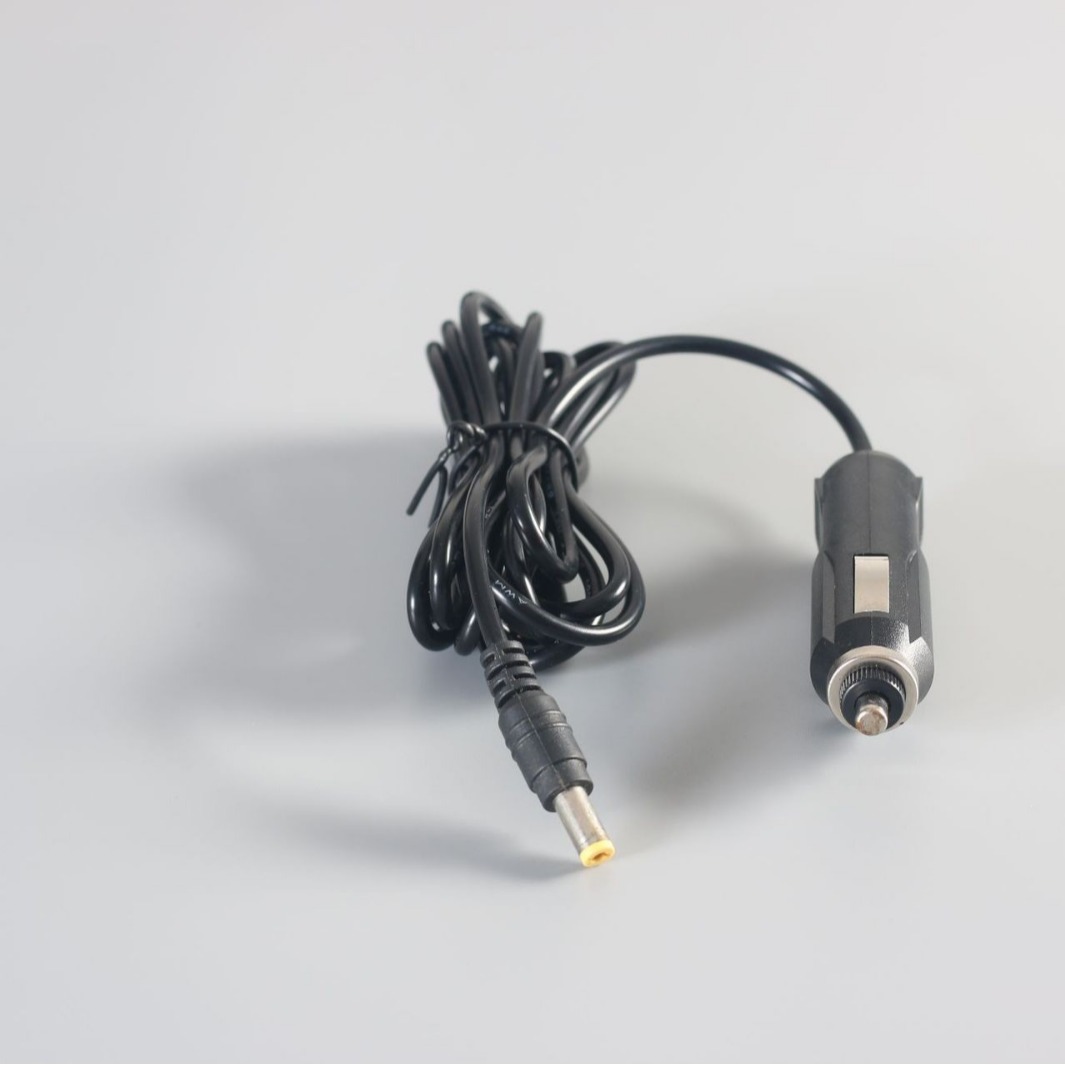 车载点烟器公头转dc5521公头电源连接线户外移储能电源充电器充电