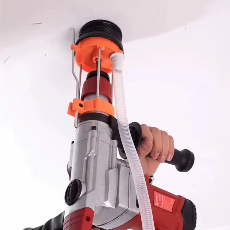 电锤防尘工具冲击钻防尘罩接灰碗电钻集尘器高端电锤防尘装置除尘