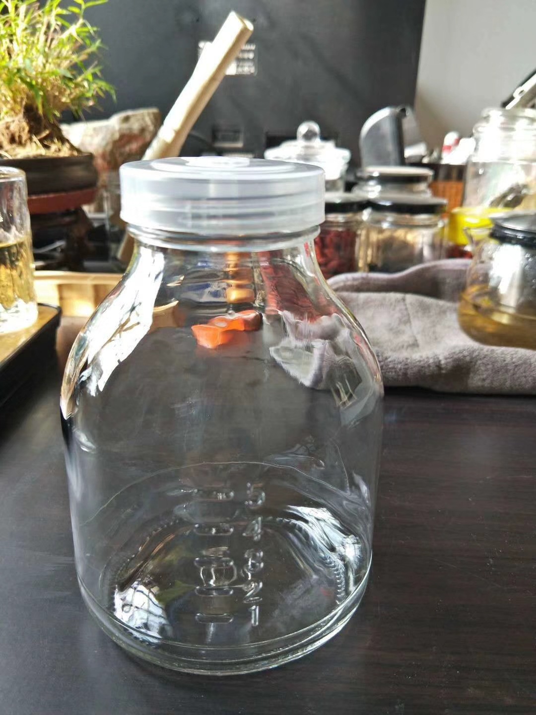 组培玻璃瓶组培瓶菌种瓶兰花瓶650ml食用菌生态瓶虫草育苗实验瓶