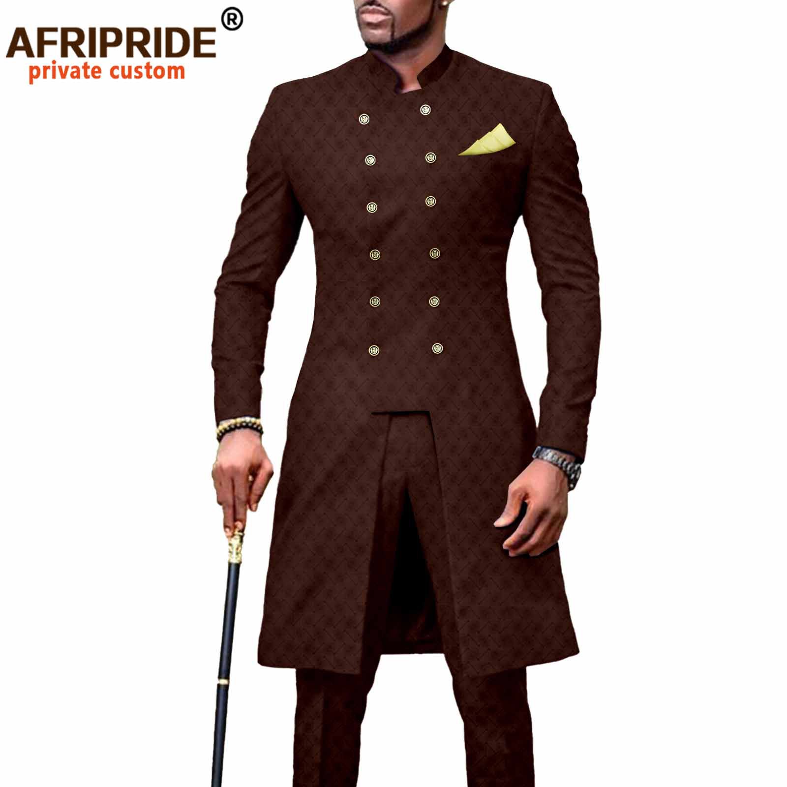 Foreign Trade African Men's Slim L Two-Piece African Clothes for Men 2016054