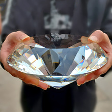 厂家批发透明水晶钻石白10mm-200mm玻璃钻石仿真现货浦江水晶饰品