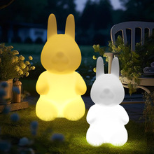 太阳能发光动物灯户外防水兔子灯草坪庭院公园别墅兔子亮化装饰灯