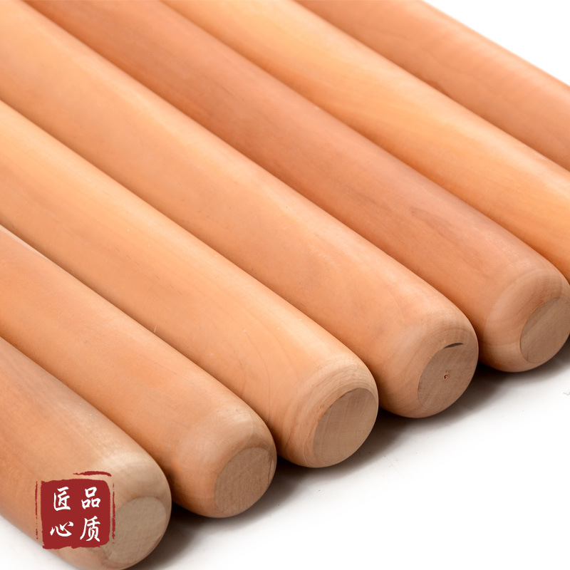 大号加粗枣木擀面杖实木家用饺子皮压面棍烘焙用具手工面条赶面棒