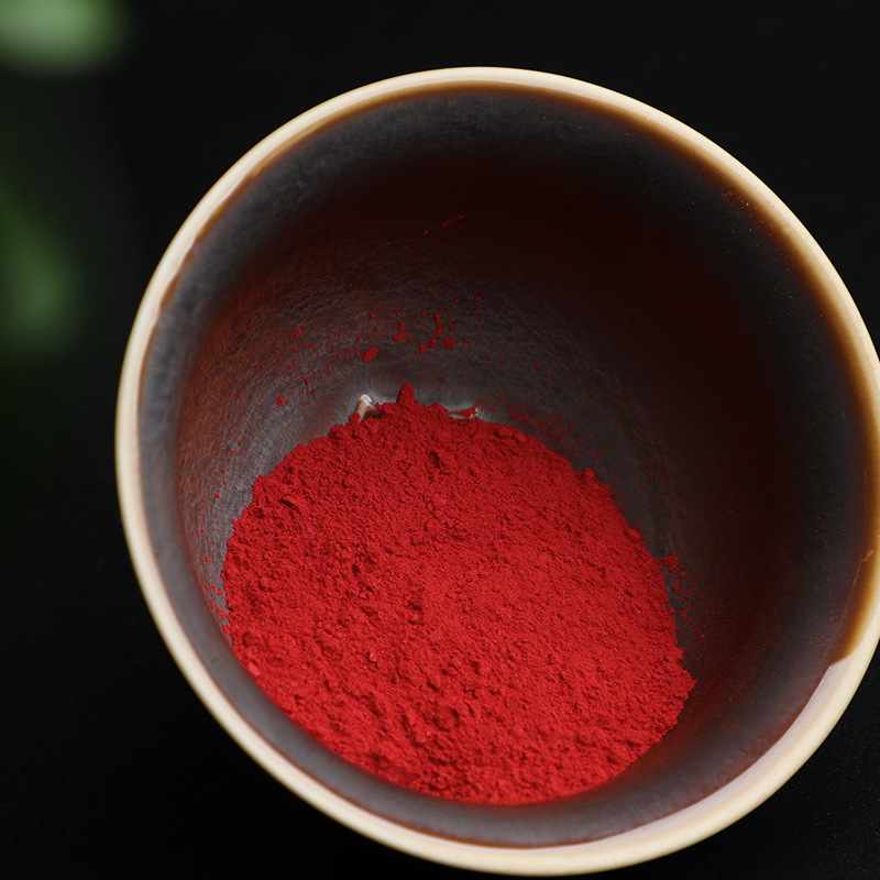 厂家直销原矿朱砂粉天然原石红砂紫金砂细粉辰砂颗粒可装福袋吊坠