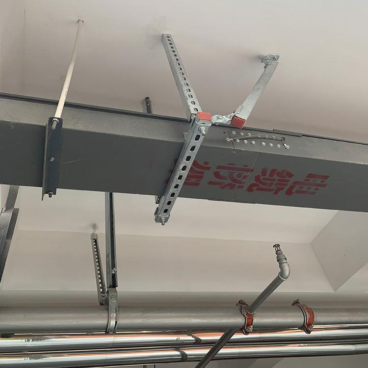 消防减震支架暖通电气吊顶支吊架建筑减震支架现货供应