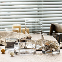 北欧简约透明直筒玻璃花瓶摆件客厅居家插花水培水养鲜花玻璃花瓶