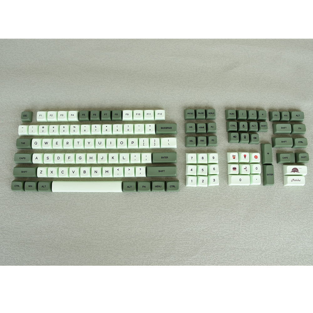 Fresh Series Matcha Matcha Japanese, English, Korean, Russian Xda Highly Mechanical Keyboard Diy Key Cap
