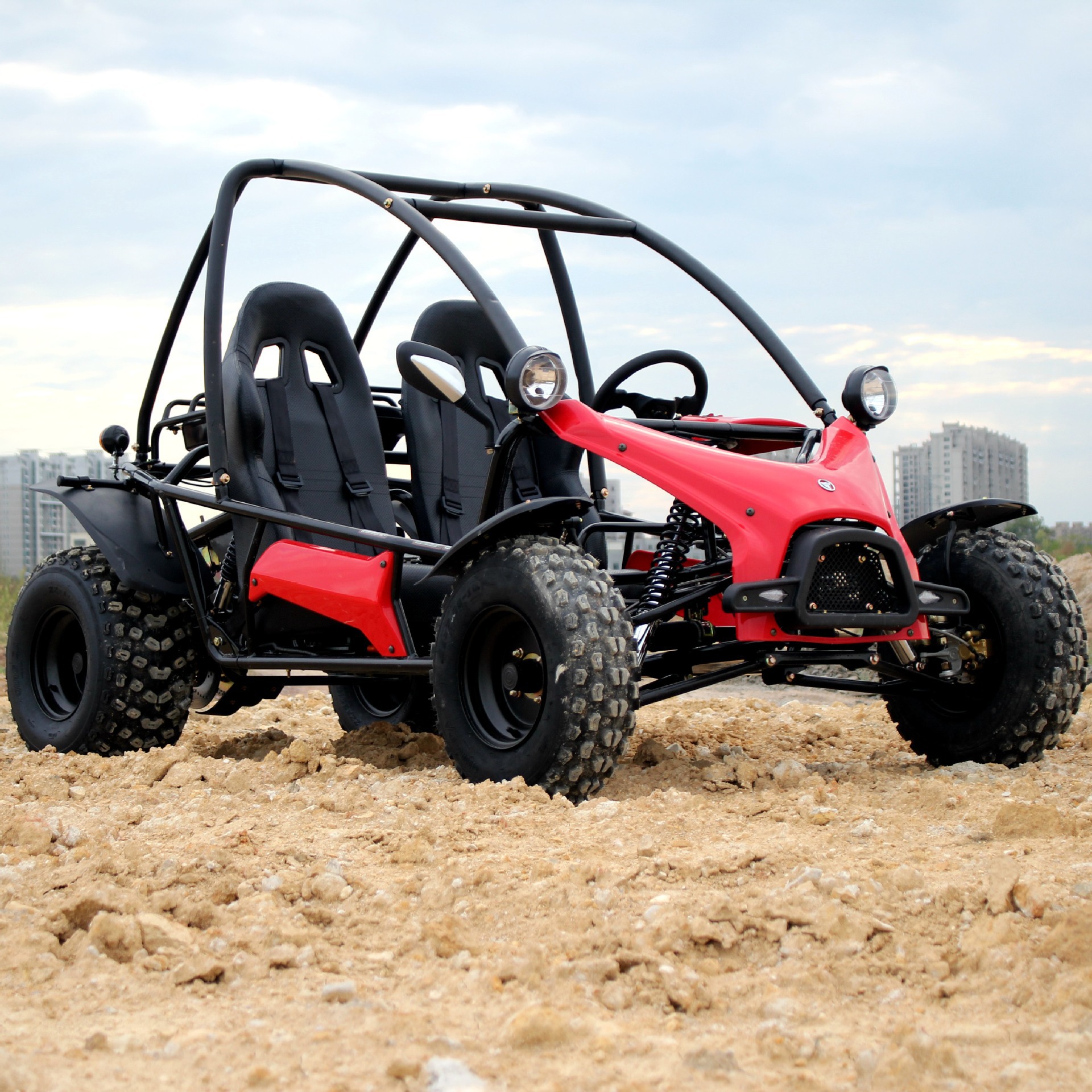 成人双座卡丁车四轮越野摩托车旅游场地赛车200cc油冷农夫 卡丁车