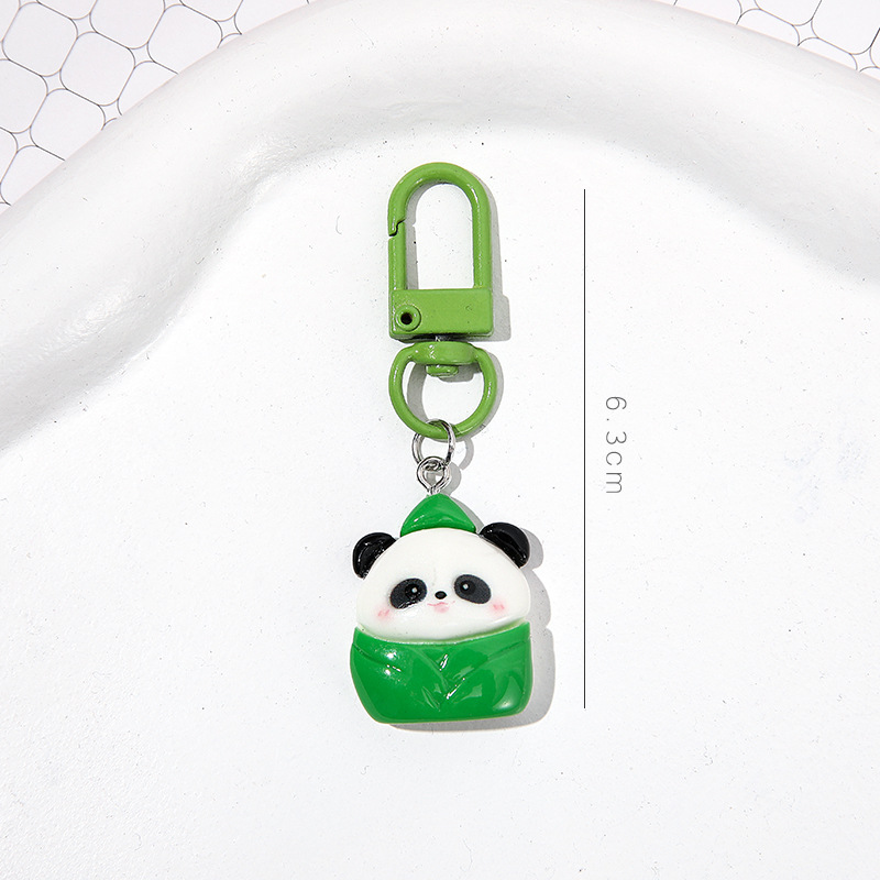 Cartoon Lesser Panda Keychain Cute Girlfriends Keychain Student Schoolbag Pendant Bag Accessories Small Jewelry Gift