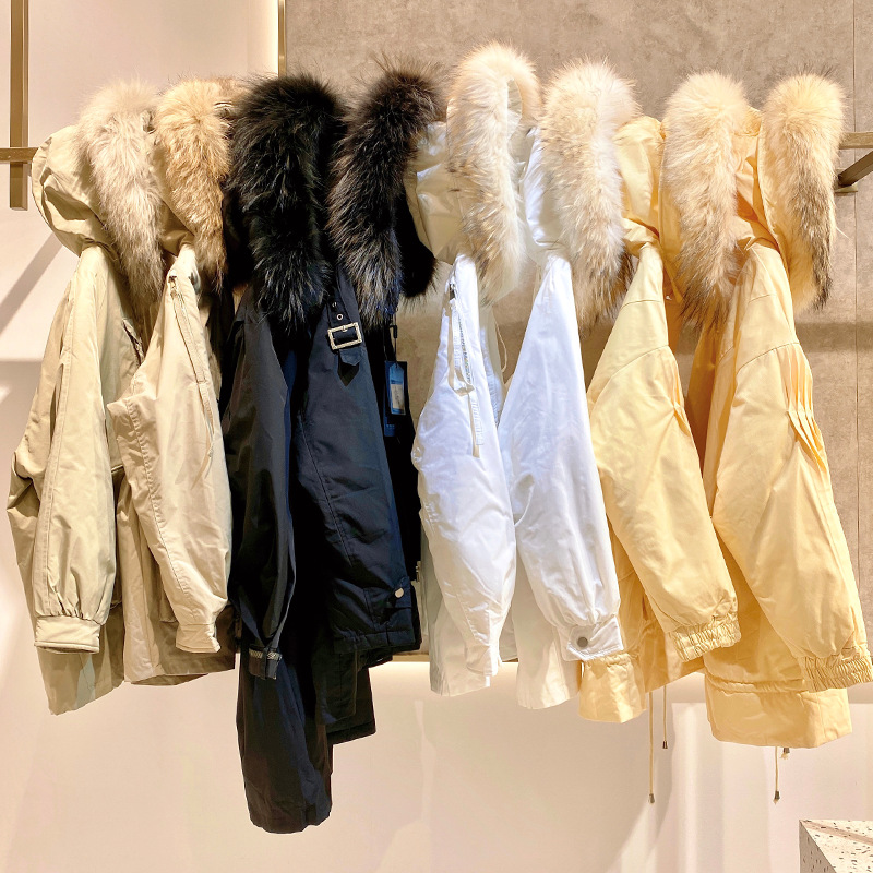 韩序冬季派克服撤柜品牌折扣女装衣服尾货清仓实体店直播批发货源