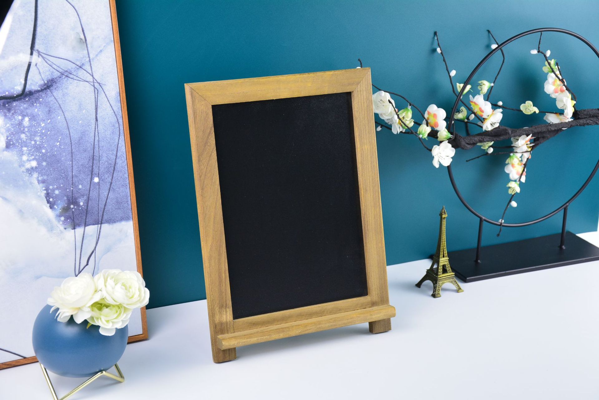 创意吧台桌面木质小黑板木制奶茶店挂式菜单家用留言儿童涂鸦画板