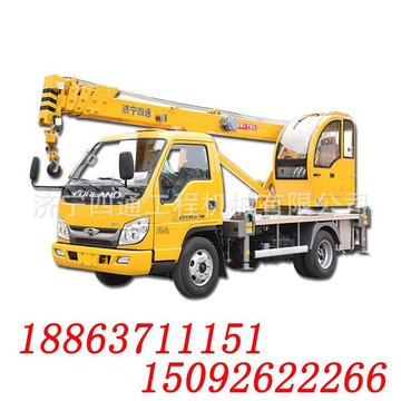 4吨蓝牌汽车吊 蓝牌小吊车 国六 济宁四通吊车-阿里巴巴