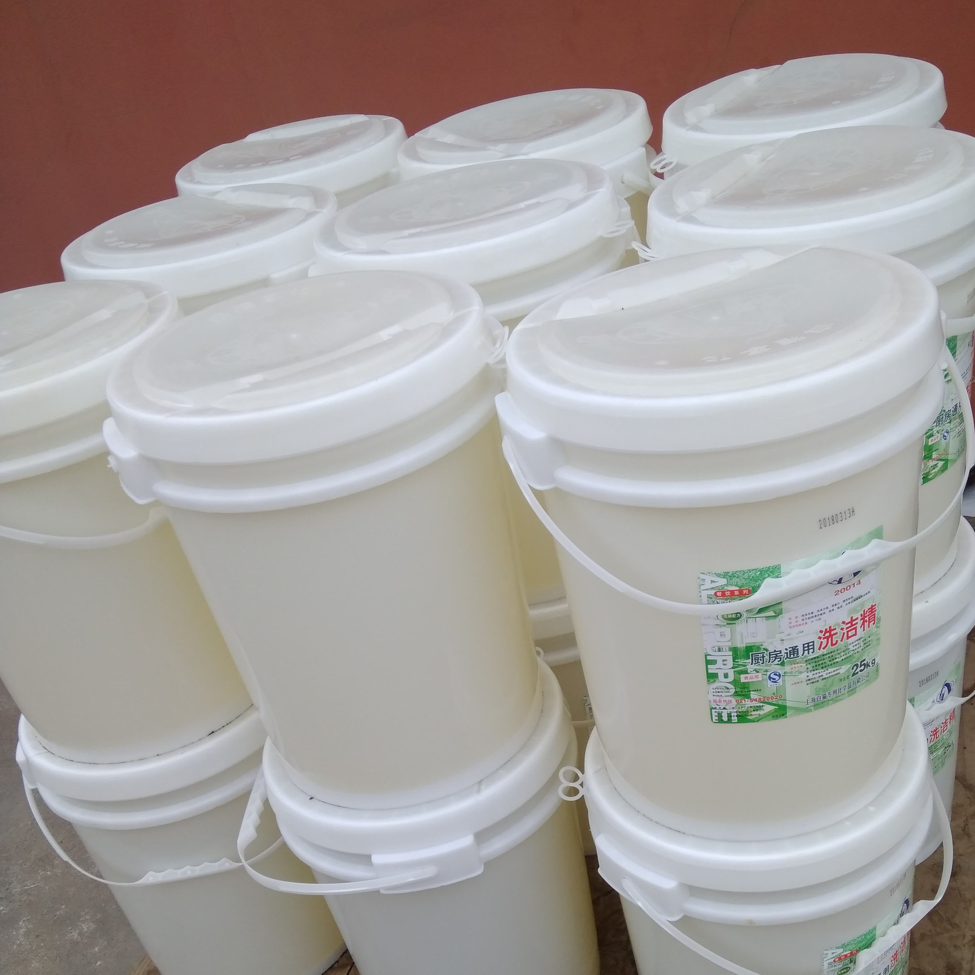 白猫专化 飚马通用洗洁精 50斤大桶洗洁精 柠檬香洗洁精