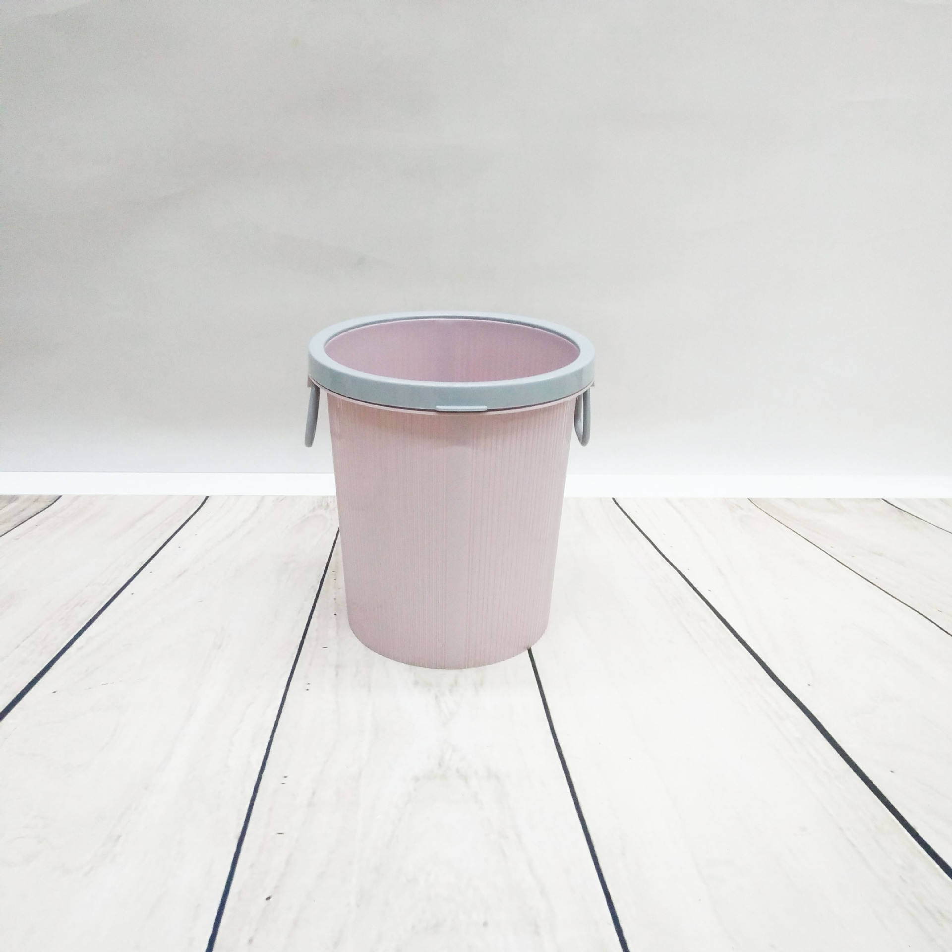 时尚家用大号拉环垃圾桶 塑料固定压圈垃圾桶 纸篓五元垃圾桶百货