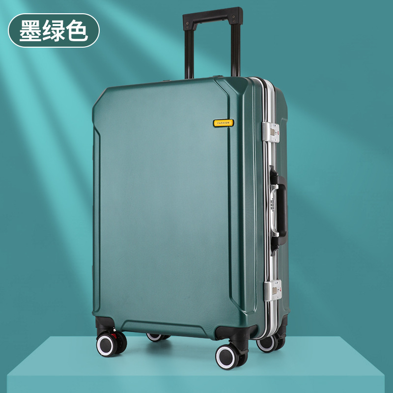 Trolley Suitcase Password Luggage Luggage Pc Universal Wheel Zipper Suitcase Men and Women Student Suitcase 24-Inch