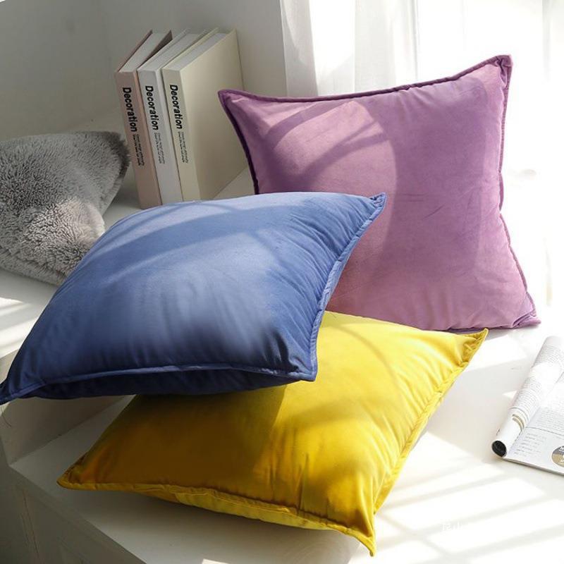 Pillow Modern Minimalist Sofa Cushion Cover Living Room Good Things Office Lumbar Cushion without Core Large Backrest