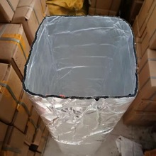 风机盘管送风软连接 回风铝箔软接管 玻纤布橡塑伸缩软管
