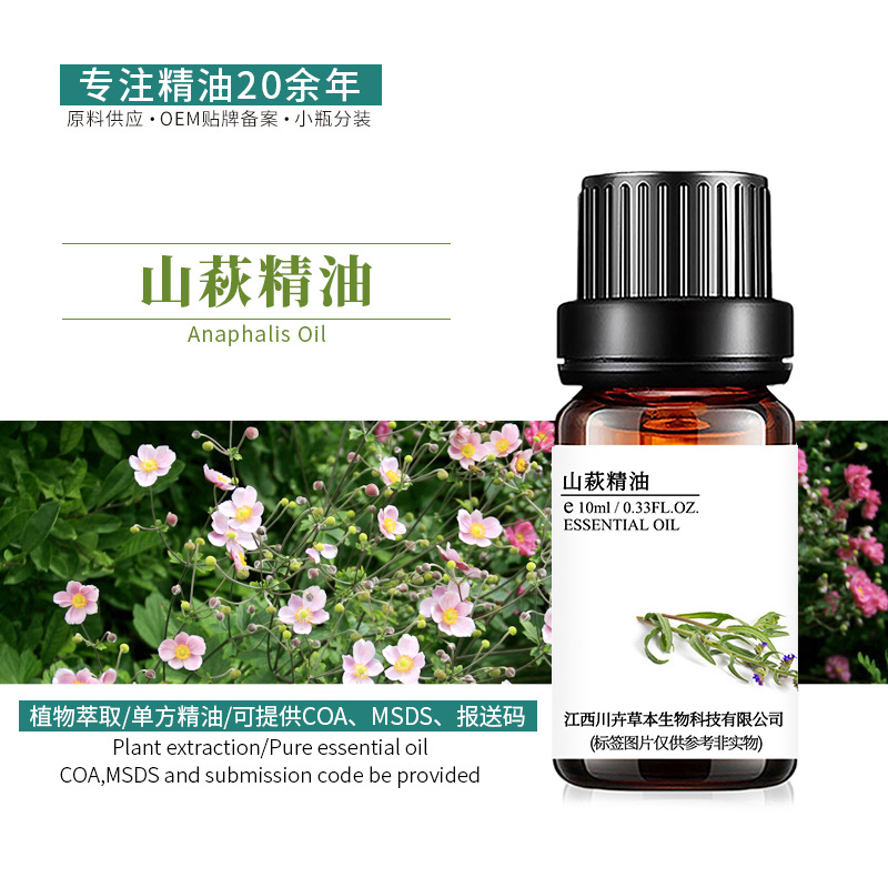 现货山萩精油 香薷棉油 植物香料单方精油原料批发 报送码 山萩油