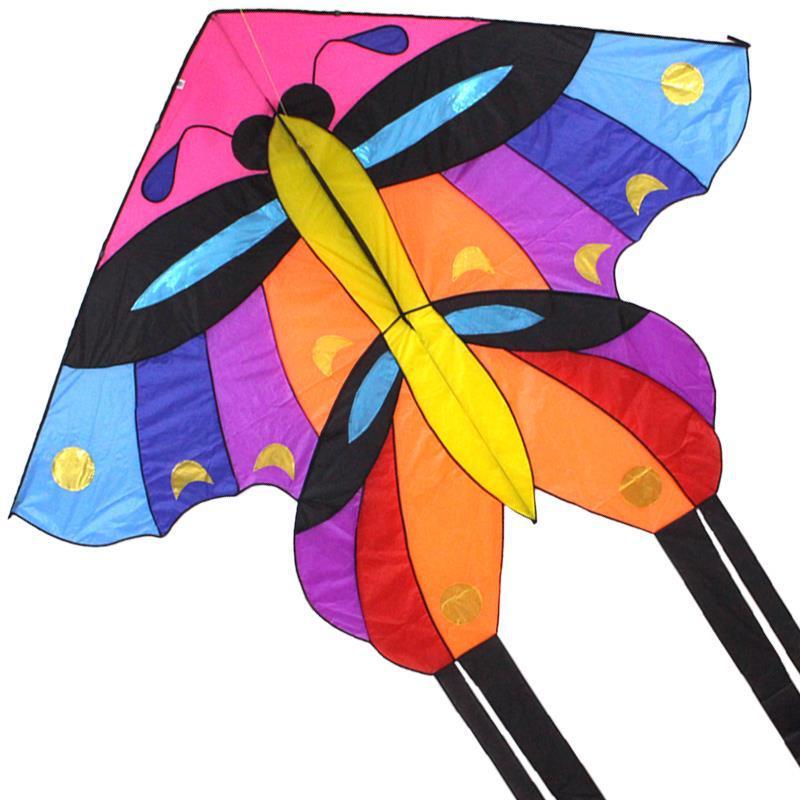 Big Kite Wholesale Weifang New Large Colorful Butterfly Kite High-End Adult Easy Flying Good Flying Large Kite Hot