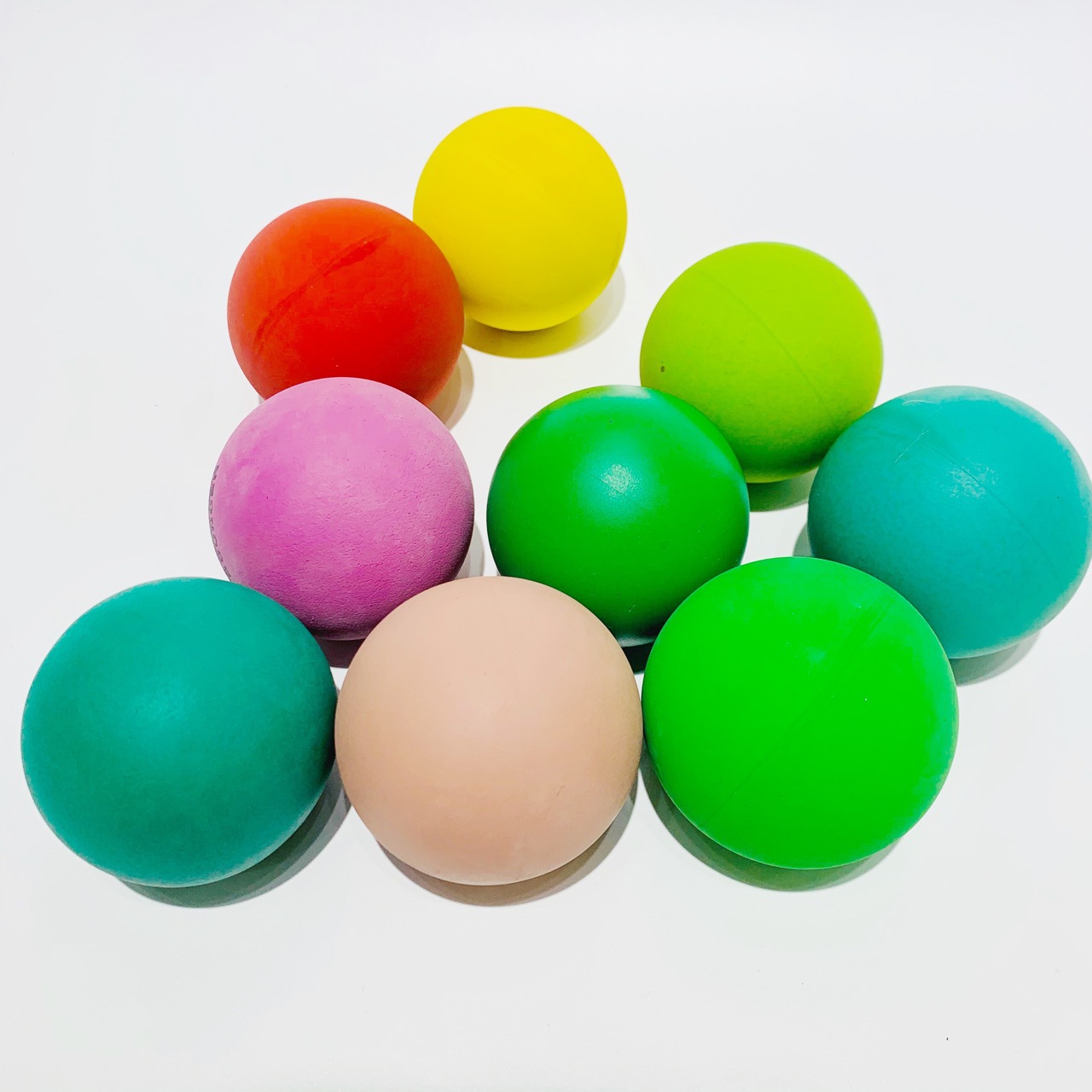 5cm美式标准壁球 橡胶空心球 壁厚5mm高弹跳按摩运动手球