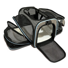 猫包大容量外出手提包便携包扩展宠物包斜挎透气猫咪笼狗背包批发