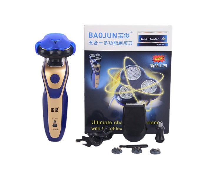 New Product for Running Rivers and Lakes Stall Baojun 5688 Three-Blade Electric Shaver Lingke 3188 Waterproof Shaver