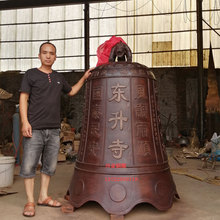 铸铜钟寺院铁大钟校园公司上市青铜祈福风铃警钟长鸣景观铁生产厂