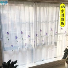 Export Embroidered Gauze Curtains Curtains Embroidery跨境专