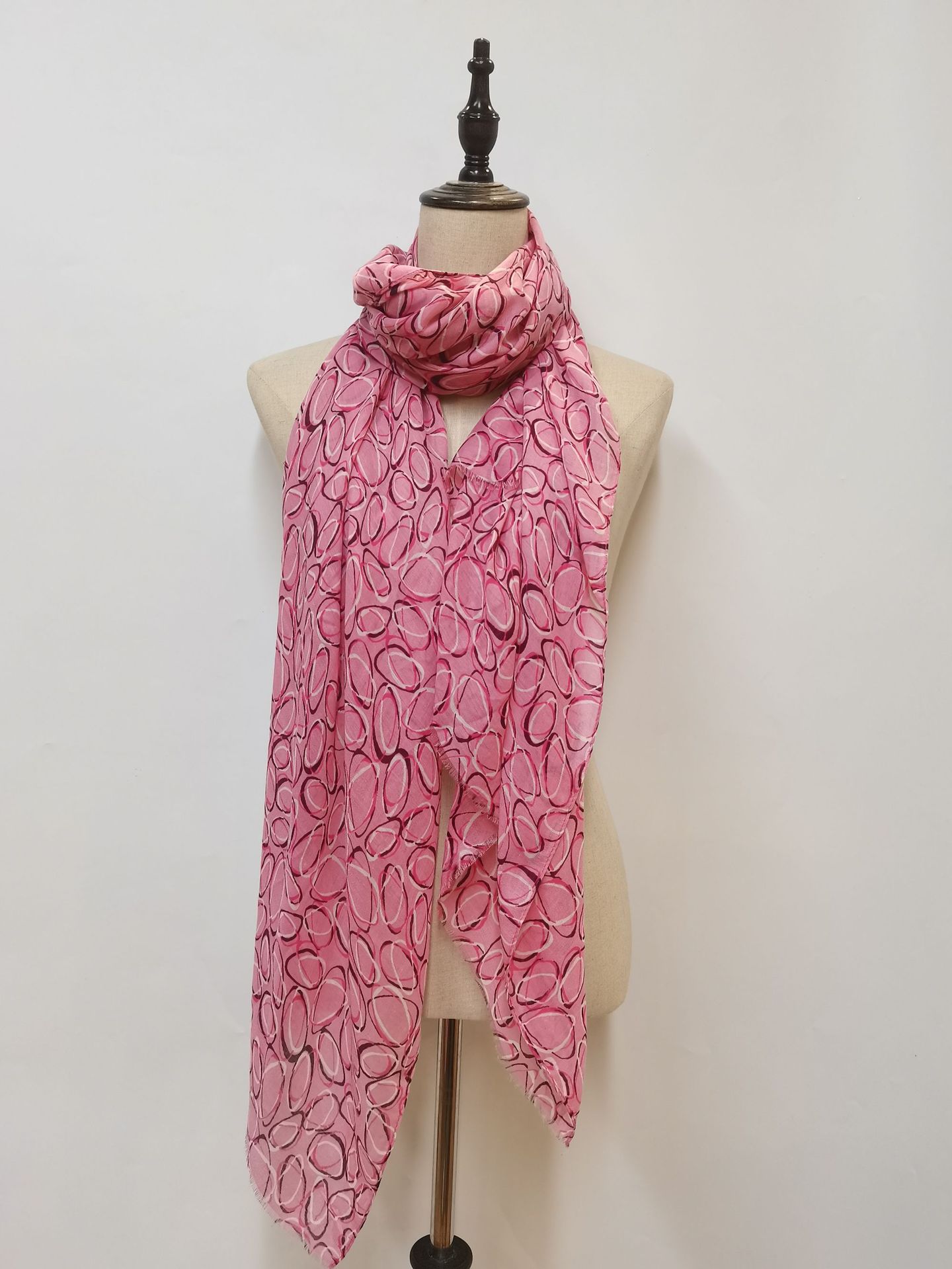 Spring and Autumn New Korean Style Cotton and Linen Popular Factory Wholesale Vintage Pattern Autumn Scarf Scarf