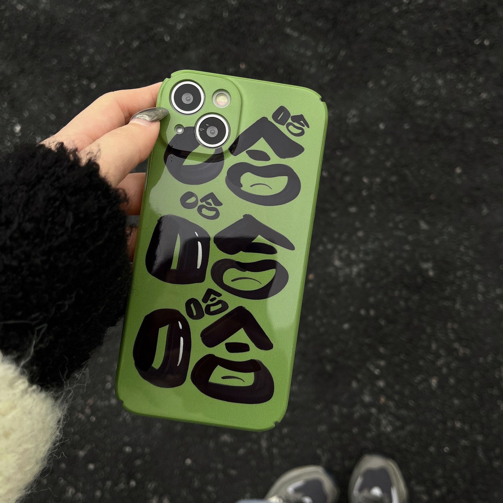 个性搞笑文字哈哈哈适用苹果14promax手机壳iphone13/12pro菲林壳