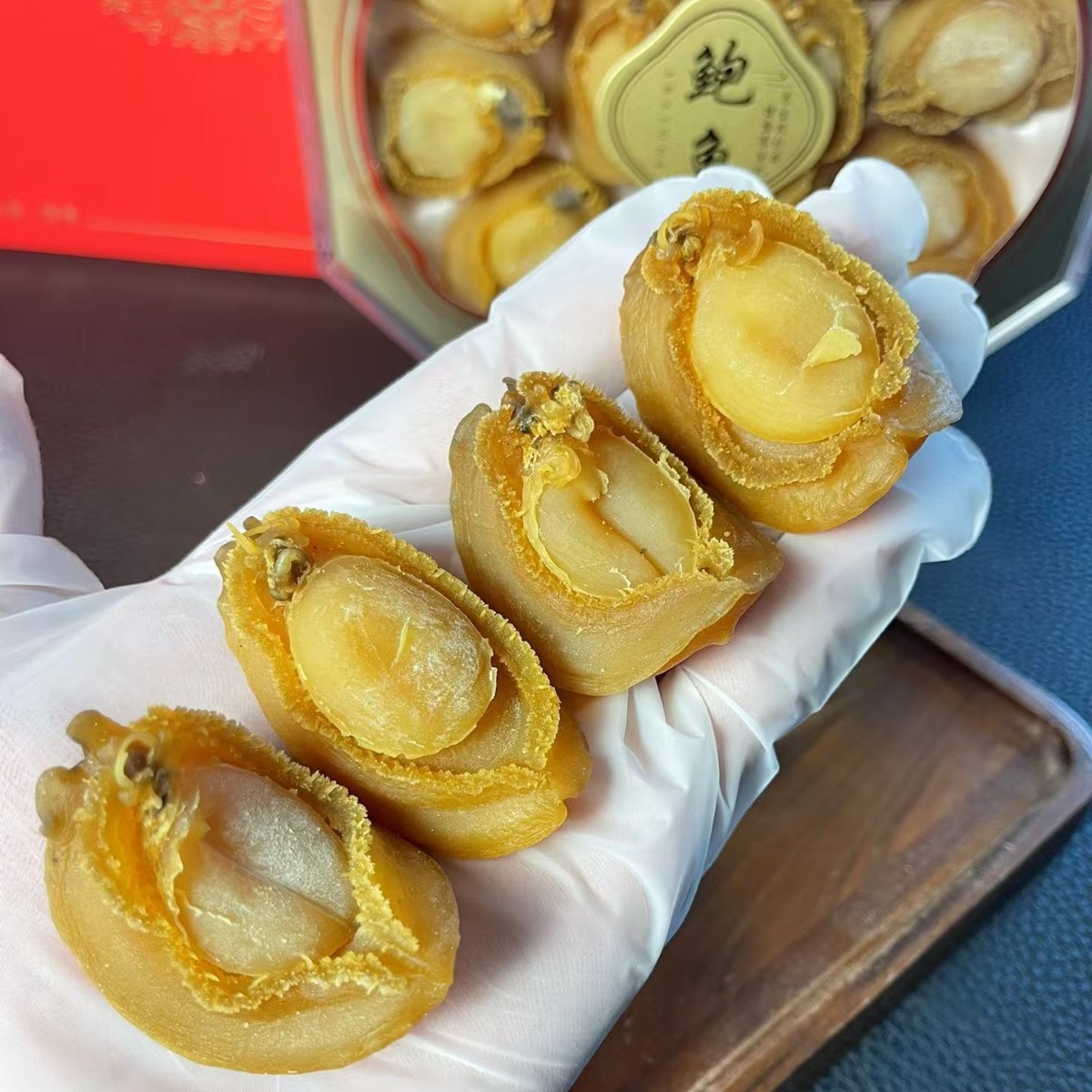 25头淡干大鲍鱼 淡晒高干度无添加鲍鱼干散装批发礼盒装送礼