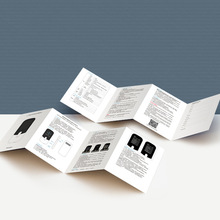 定制说明书印刷黑白产品 彩印精装企业宣传画册广告单页折页制作