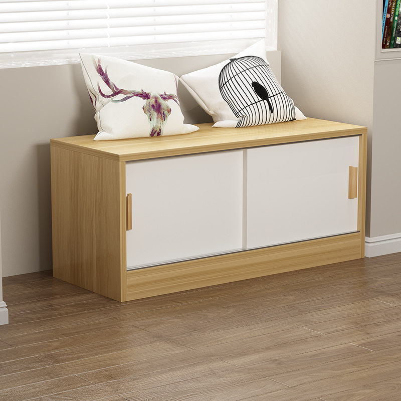 低柜家用小柜子收纳网红凉台储物柜多功能飘窗柜储物柜实木全实木