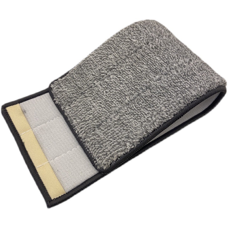 拖把替换布粘贴式两头套墩布免手洗抹布条加厚平板吸跨境专供代发