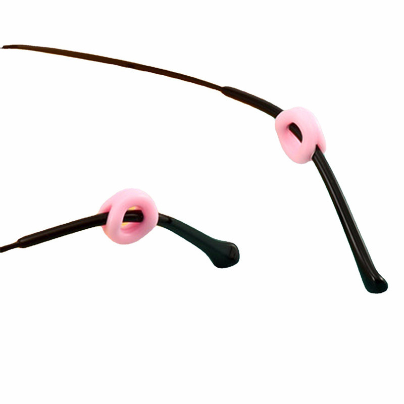 Glasses Silicone Non-Slip Earmuffs Silicone Ring Anti-Slip Ring Candy Color Earmuffs Ear Hook Ear Buckle Color Glasses Accessories