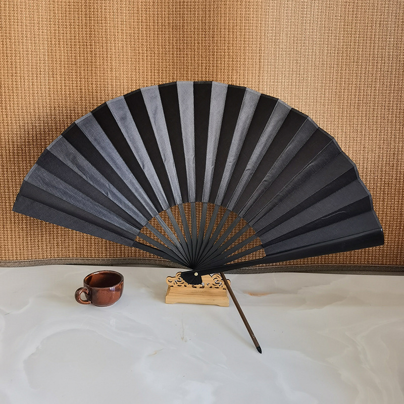 10-Inch Chinese Style Men's Folding Fan Bamboo Fan Blank Diy Children's Student Drawing Calligraphy Folding Fan Wholesale