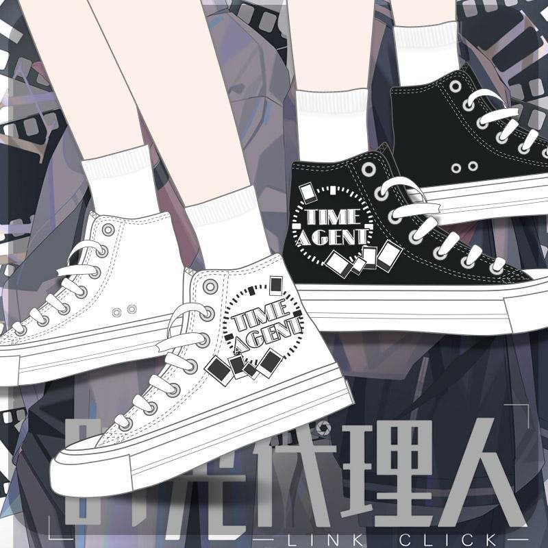 陌闻时光人周边鞋子程小时陆光同人帆布鞋男动漫周边女学生-阿里巴巴