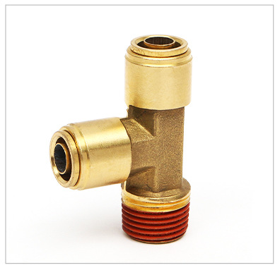 气管快速接头三插叉t型三通 螺纹t型三通 气动快速接头