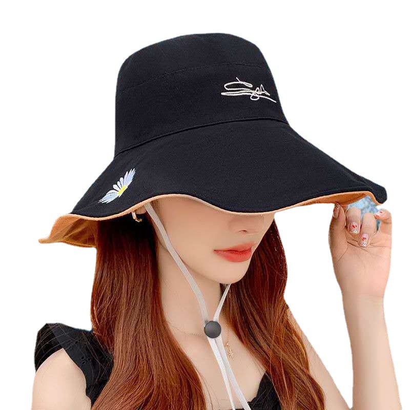 New Fisherman Hat Women's Spring Sunlight Blocker for Summer Beach Korean Style Outdoor Casual Riding All-Matching Sun Hat