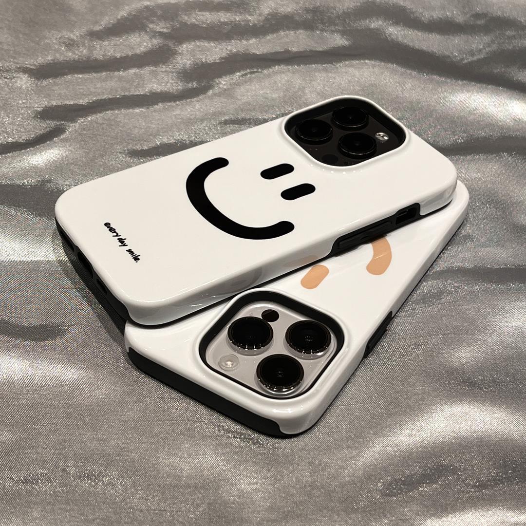 二合一菲林壳适用iphone15pro手机壳简约苹果11/13文艺