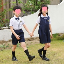 六一儿童大合唱服英伦风幼儿园园服诗歌朗诵表演服主持人演讲礼服