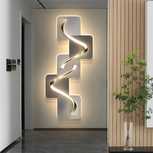 LED灯画走廊过道壁画入户玄关轻奢抽象客厅装饰画现代简约挂画