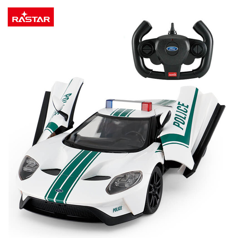 rastar/星辉 儿童遥控车福特gt警车小孩电动遥控玩具汽车充电新款