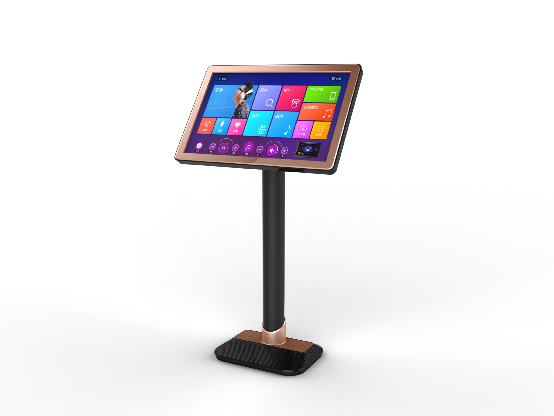 厂家直销家用点歌机家用k歌卡拉ok功放混响一体点唱机国际升级版