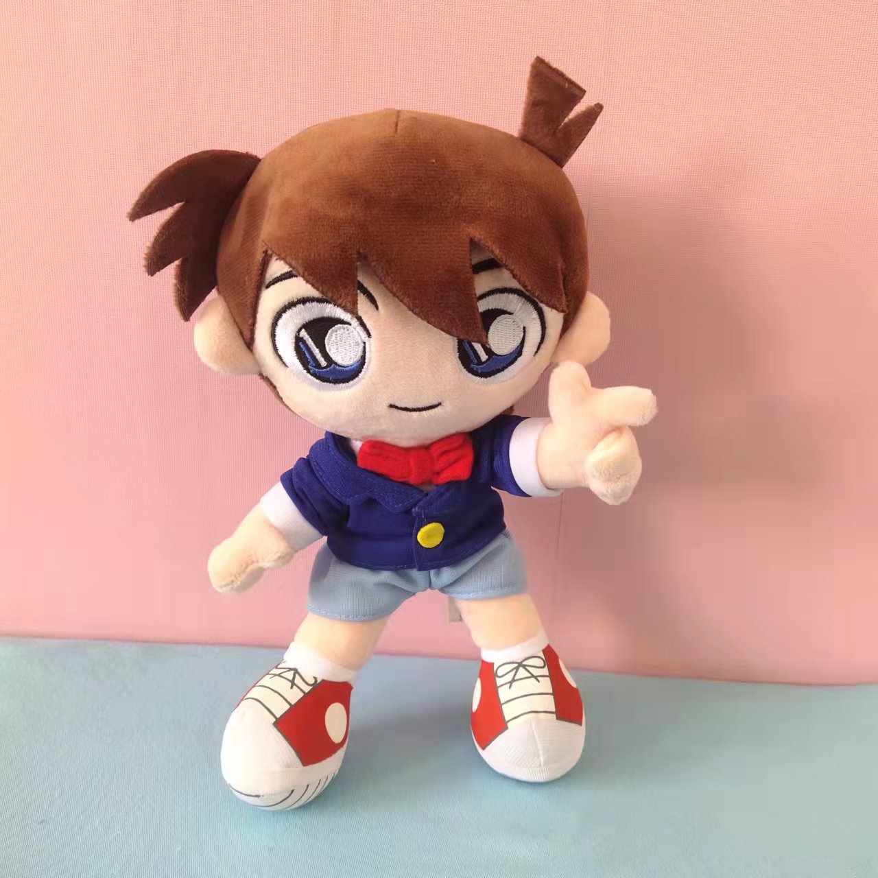 厂家批发销售动漫人物侦探柯南毛绒公仔玩具